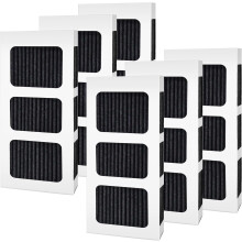 6-pakkaus jääkaapin ilmansuodattimia, yhteensopiva Frigidaire Pure Air Ultra II -laitteen kanssa, Electrolux 242047805/5303918847/EAP12364179
