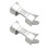 για 2 τεμάχια Premium Καμπυλωτό Άκρο 19mm / 20mm / 21mm / 1