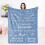 Purple Throw Blanket 40x50in Inspirational Gift 1