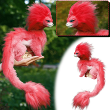 60 cm großer roter Drache als Plüschtier, ideales Geschenk für Familien und Drachenliebhaber – perfekt als Geburtstags- oder Weihnachtsgeschenk.