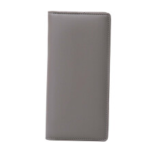 Dámska dlhá peňaženka, minimalistická kabelka, ležérne puzdro na kreditné karty, sivá