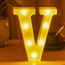 Lettres lumineuses LED alphabet – Fonctionnent sur piles, personnalisables, multicolores – Idéales pour la maison, les fêtes, les mariages et
