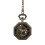 Men's Octagonal Skeleton Pocket Watch with Roman Numerals 1