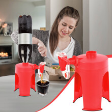 Grande pompe distributrice de boissons gazeuses pour bouteilles de 2 litres, distributeur de boissons inversé avec base antidérapante pour la
