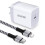 Compatible avec iPhone : câble USB-C vers Lightning de 3 m, charge rapide PD 20 W, blanc 1