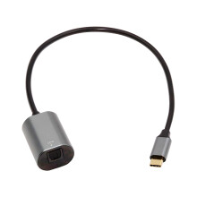 USB-C-Stecker auf SPDIF-Toslink-Adapterkabel (optisch) für Laptops und Desktop-PCs