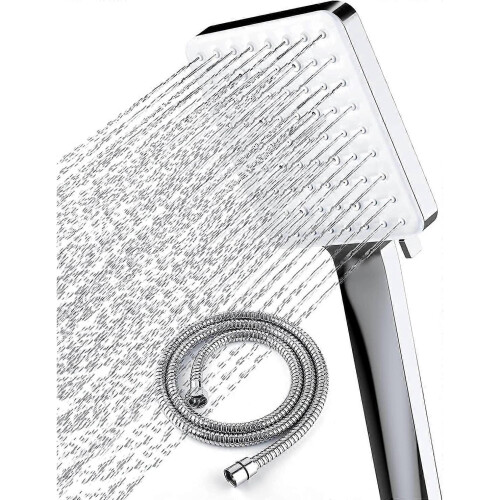 high pressure shower with 1.5 m hose - 6 spray modes - Chrome