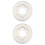 2Pcs Multi ABS Ceiling Light Medallion Decorative Ceiling Fan Ring 6