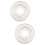 2Pcs Multi ABS Ceiling Light Medallion Decorative Ceiling Fan Ring 8