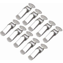 10 Pieces Spring Latch Toggle Stainless Steel Lever Closure Drawer Hardware for Suitcase and Chest Tool Chest