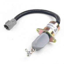 Compatible Fuel Shut Off Solenoid for Hyundai Excavator R60-5 for Yanmar 1751es-12a3uc12b1s