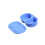 2 Section Silicone Spices Container Snacks Storage Box For-Blue 1