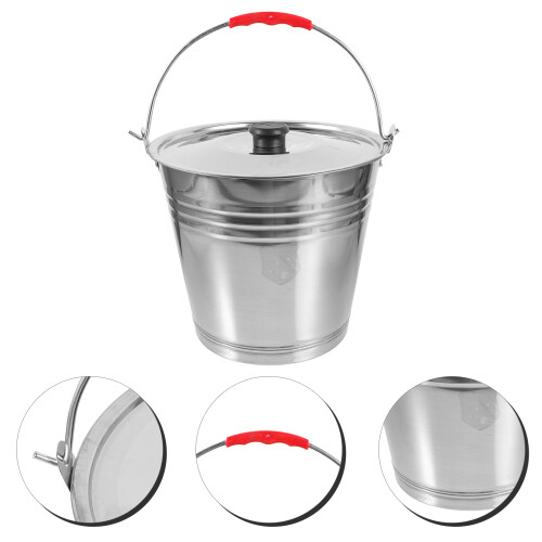 1Stk Premium Eimer Mit Deckel Ideal Für Haushalt 2