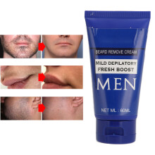 Sanfte Haarentfernungscreme für Herren, 60 ml, hautfreundlich & reizfrei