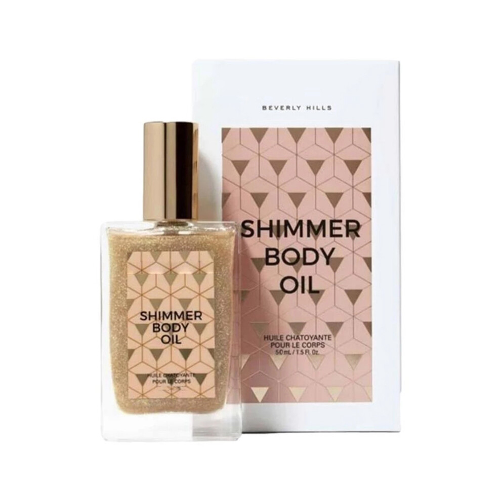 Liquid Body Highlighter Oil 50ml Quicksand Gold Glow for Face & Body