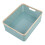 Stackable Storage Baskets Blue Plastic 1pack Bathroom Use 6