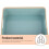 Stackable Storage Baskets Blue Plastic 1pack Bathroom Use 8