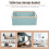 Stackable Storage Baskets Blue Plastic 1pack Bathroom Use 10