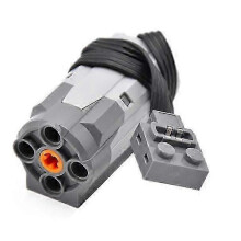 (A-M Motor) For Lego Technical Parts Power Function Extension Servo Train Motor Ir Remote Control Battery Box For Diy Car Truck Creator