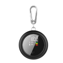 (Black) CO2 Monitor Meter Sensor Indoor + Alarm With 400-5000 PPM-NDIR CO2 Tester(Black)