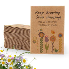 Micvtve 50 Pcs Teacher to Student Gifts Wildflower Packets End of Term Class Gifts for Children Students from Teachers Party Bag Fillers
