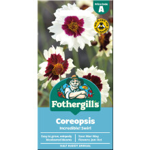 Coreopsis Seeds Incredible Swirl by Fothergill's - Flower Seeds for Planting UK