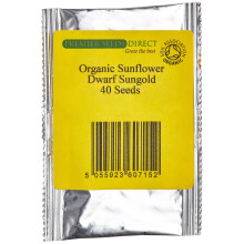 PREMIER SEEDS DIRECT Sunflower - SUNGOLD Dwarf - 40 Seeds - Organic
