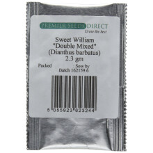PREMIER SEEDS DIRECT Sweet William - Double Mix - 2.3 GRAM ~ Approx - 2100 Finest Seeds
