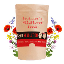 Seed Revolution - 15 Varieties Native Wild Flower Seeds - Spread The Wild Meadow Mix - Beginner Friendly Gardening Gifts - Grow a Garden for Bees -