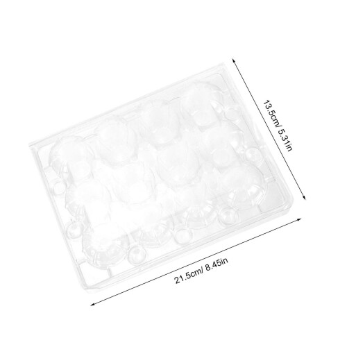 20 Unidades Cajas Transparentes Para Huevos De Codorniz 1