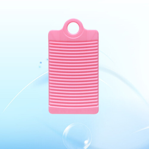 Pink Mini Plastic Laundry Board Home Washboard Easy Use 1