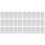 60Pcs Durable White Shirt Cardboard Sheets for Garment Packing 4