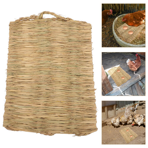6Pcs Woven Grass Pads For Chicken Coop And Rabbit Mats 1