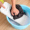 White ABS Washboard for Laundry Durable Handheld Clothes Washer 7