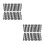 120Pcs Black 8-Hole Garden Water Dripper Durable Adjustable Irrigation 5