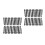 120Pcs Black 8-Hole Garden Water Dripper Durable Adjustable Irrigation 7