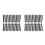 120Pcs Black 8-Hole Garden Water Dripper Durable Adjustable Irrigation 9