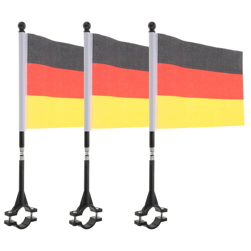 6Pcs Multi Color Bike Handlebar Flags Durable Decorative Bicycle Flags 2