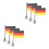 6Pcs Multi Color Bike Handlebar Flags Durable Decorative Bicycle Flags 4