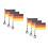 6Pcs Multi Color Bike Handlebar Flags Durable Decorative Bicycle Flags 7