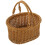 Durable Light Brown Handwoven PP Woven Picnic Basket with Handle 2