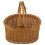 Durable Light Brown Handwoven PP Woven Picnic Basket with Handle 5