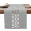 BAZIOE Linen Table Runner - Modern Grey Washable Table Decoration 35x183cm 1