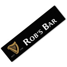 Daily Gifts Personalised Beer Mat Any Text Bar Runner Ideal Home Pub Cafe Occasion 189