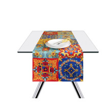Excelsa Trinacria 100% Cotton Table Runner 140 x 45 cm