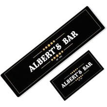 Daily Gifts Personalised Any Text Beer Mat Label Bar Runner Ideal Home Pub Cafe Occasion 73 (84x23cm)