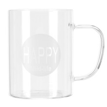 Cană de cafea din sticlă borosilicată, sticlă cristalină transparentă cu mâner pentru băuturi calde și reci, pahare ușoare și durabile,