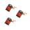 3Pcs Red Wooden Letter Box Multi-Purpose Hanging Storage Organizer 5