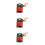 3Pcs Red Wooden Letter Box Multi-Purpose Hanging Storage Organizer 9