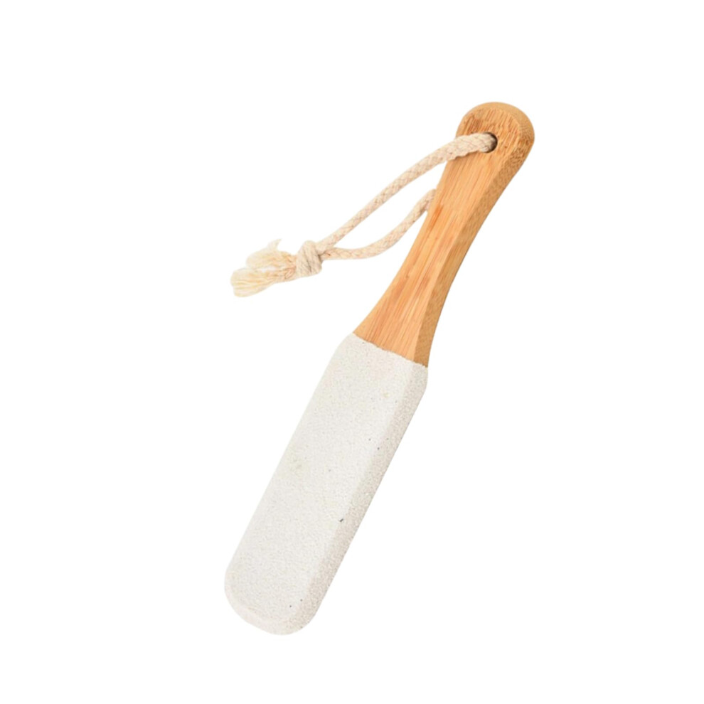 Xielbis 1 Pcs Foot Scrubber Hard Skin, Foot File & Pumice Stone Pedicure Rasp - Ergonomic Wooden Handle?Foot Pumice Stone For Feet,Removing Hard Dead Skin,